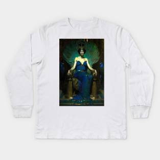 Hera, Queen of the Gods Kids Long Sleeve T-Shirt